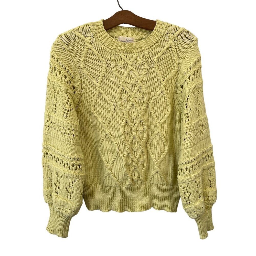 Universal Thread Cable Knit Pullover Sweater Size… - image 2